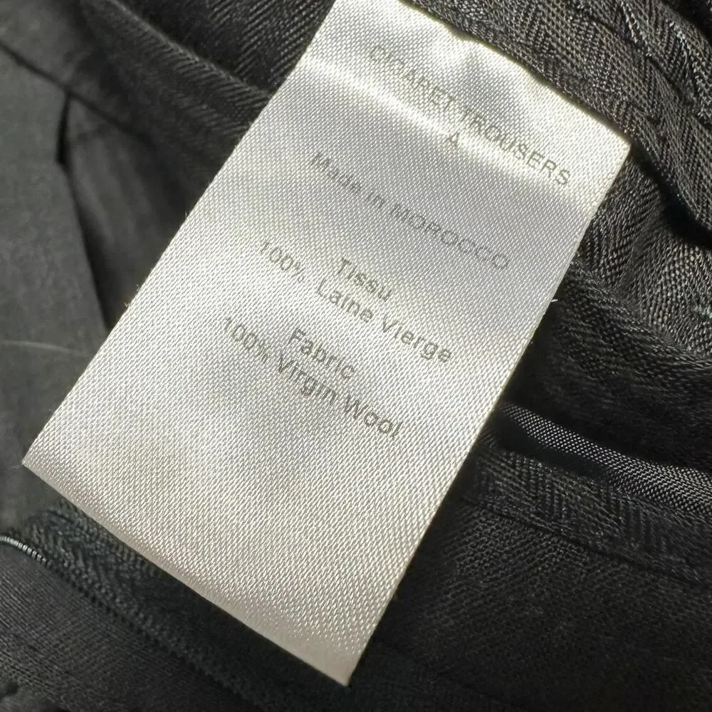 Louis Vuitton Uniforms Gray Wool Dress Pants Trousers Flat Front Sz 50 US 36x29